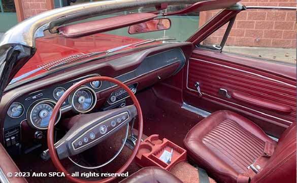 1968 Ford Mustang Convertible Photograph