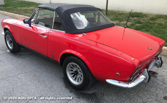 1969 Fiat Spider Convertible